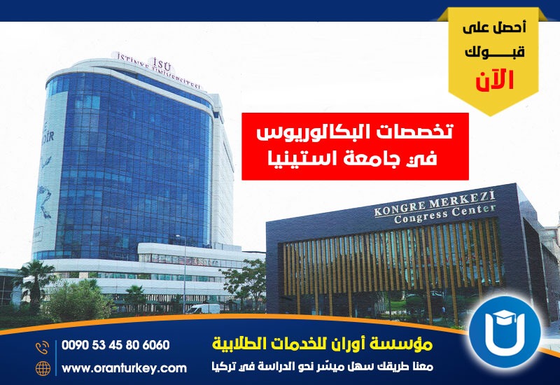 تخصصات جامعة استينيا