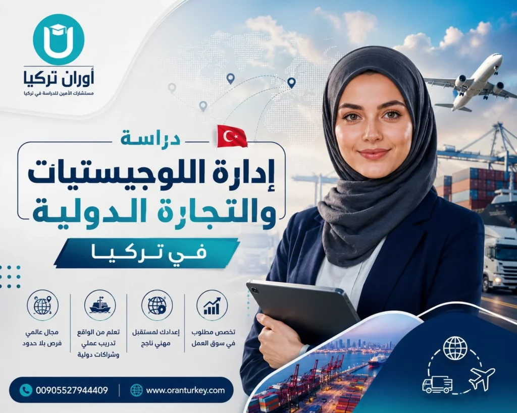 دراسة الإدارة اللوجيستية والتجارة الدولية في تركيا